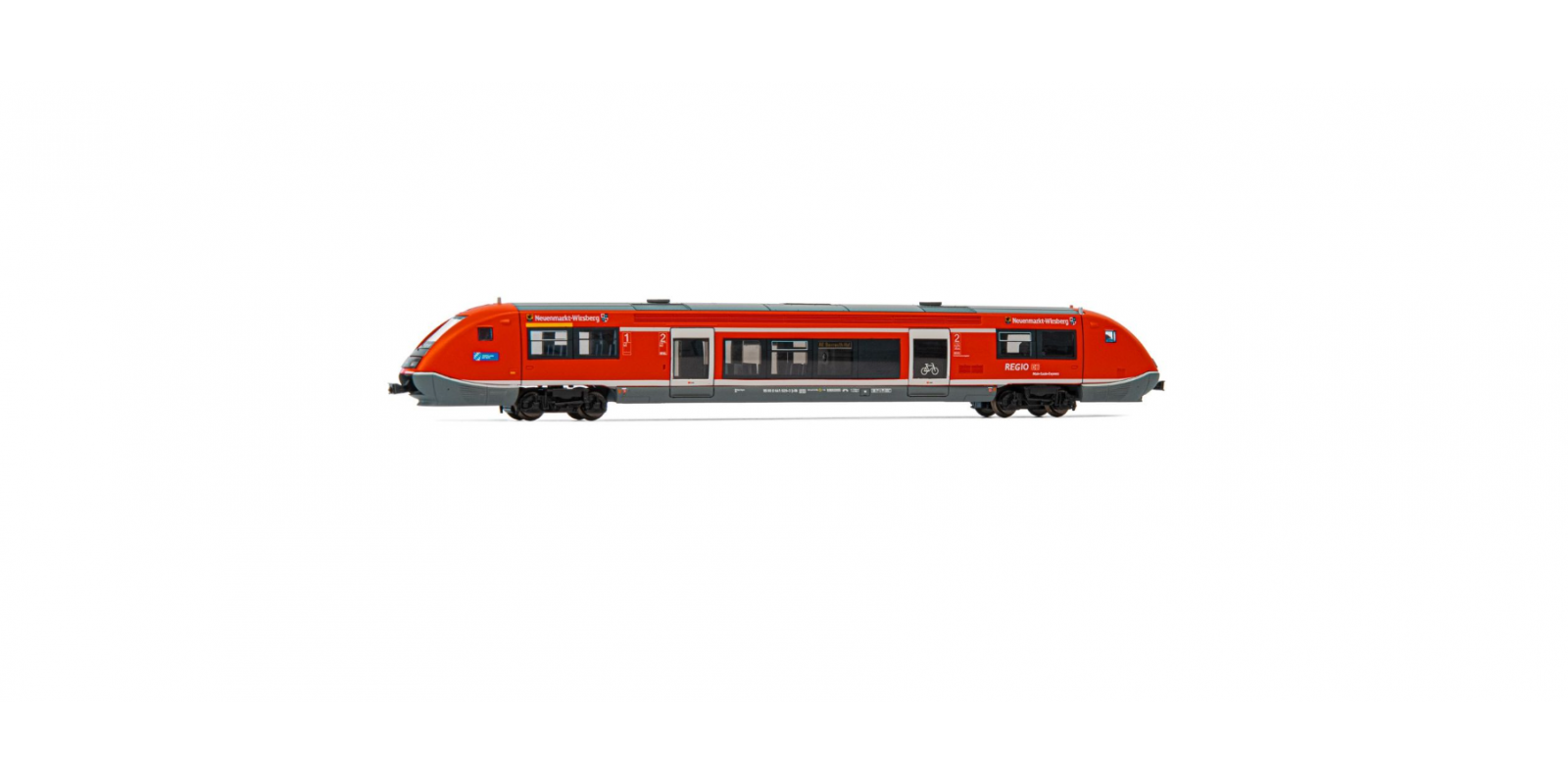 ARN2454S DB AG, diesel railcar class 641, in red livery, “Neuenmarkt-Wirsberg”, 641 029-3, period VI, with DCC-sounddecoder